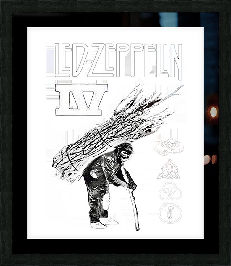 Led Zeppelin 54 Picture Frame print