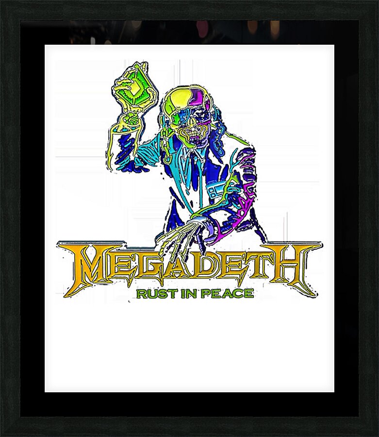 Megadeth 3 Picture Frame print