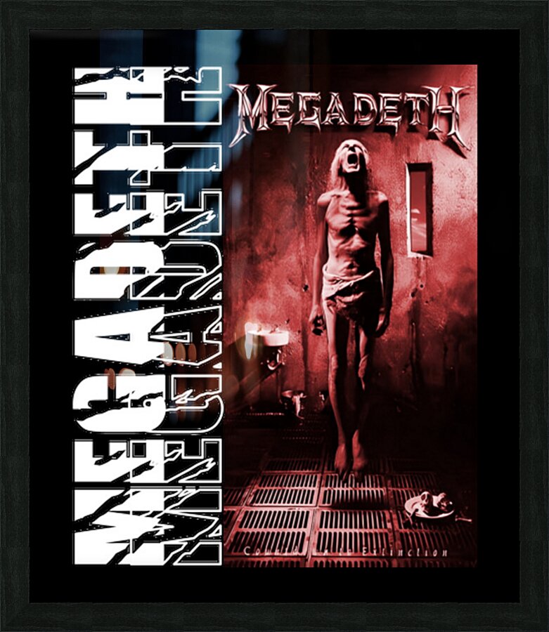 Megadeth 4 Picture Frame print