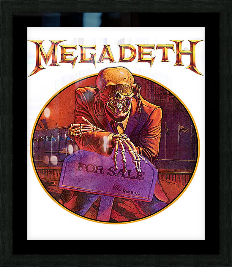 Megadeth 6 Picture Frame print