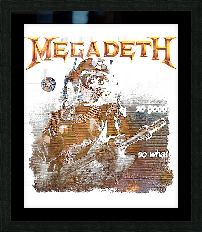 Megadeth 7 Picture Frame print