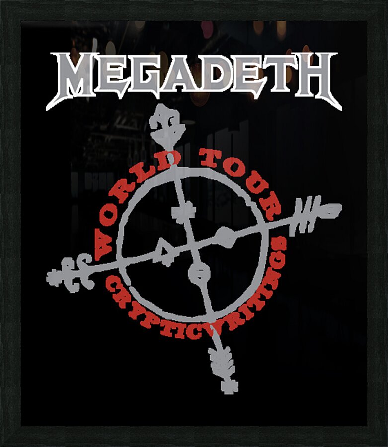 Megadeth 8 Picture Frame print