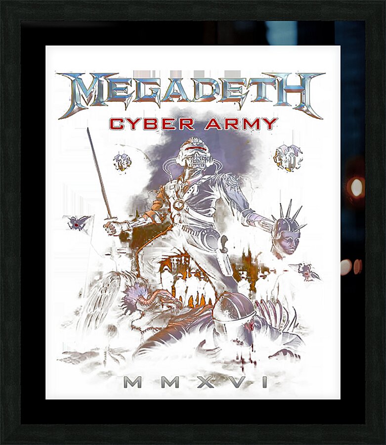 Megadeth 9 Picture Frame print