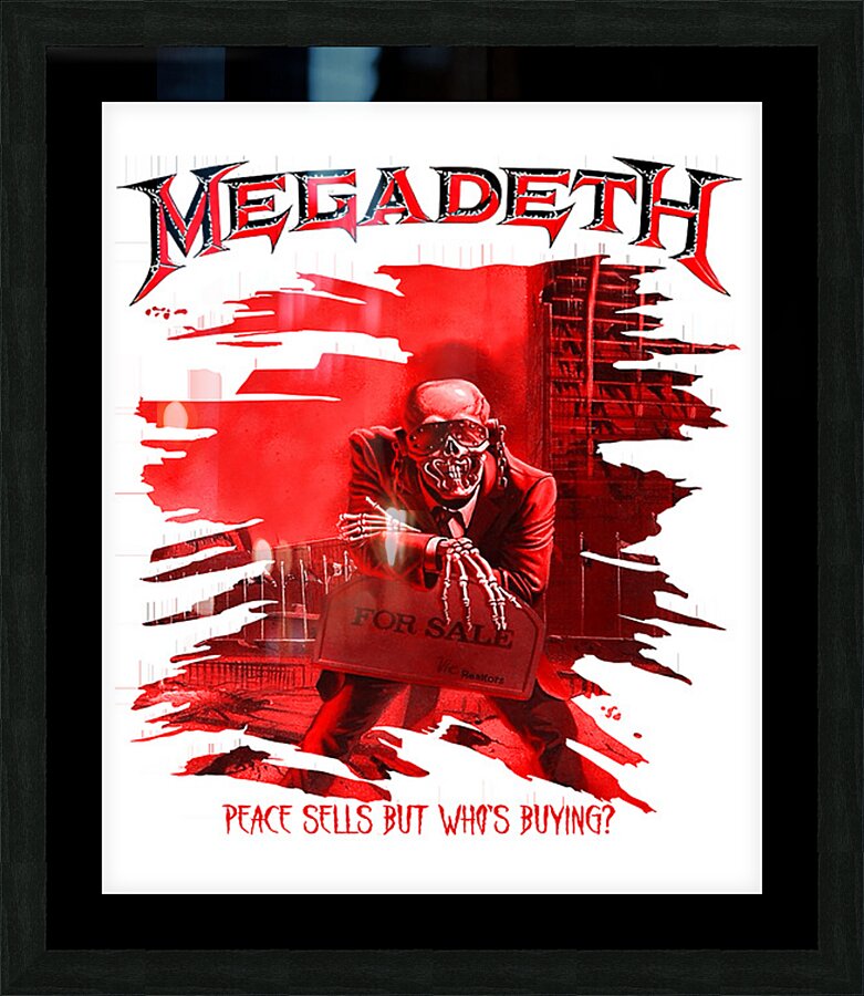 Megadeth 11 Picture Frame print