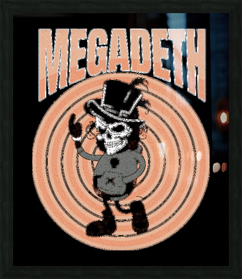 Megadeth 12 Picture Frame print