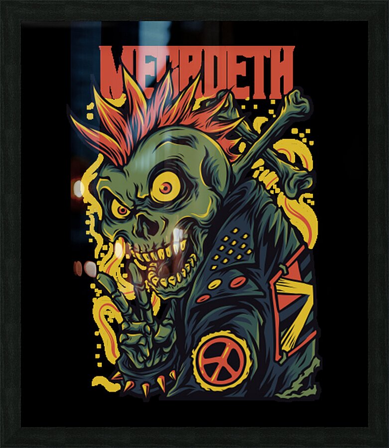 Megadeth 14 Picture Frame print