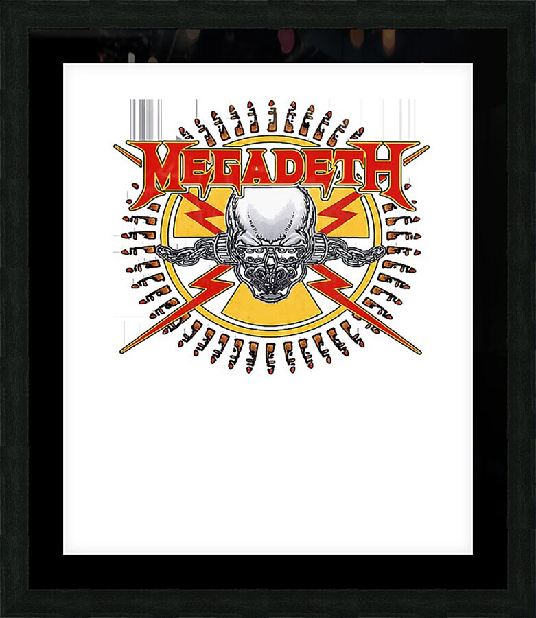 Megadeth 15 Picture Frame print