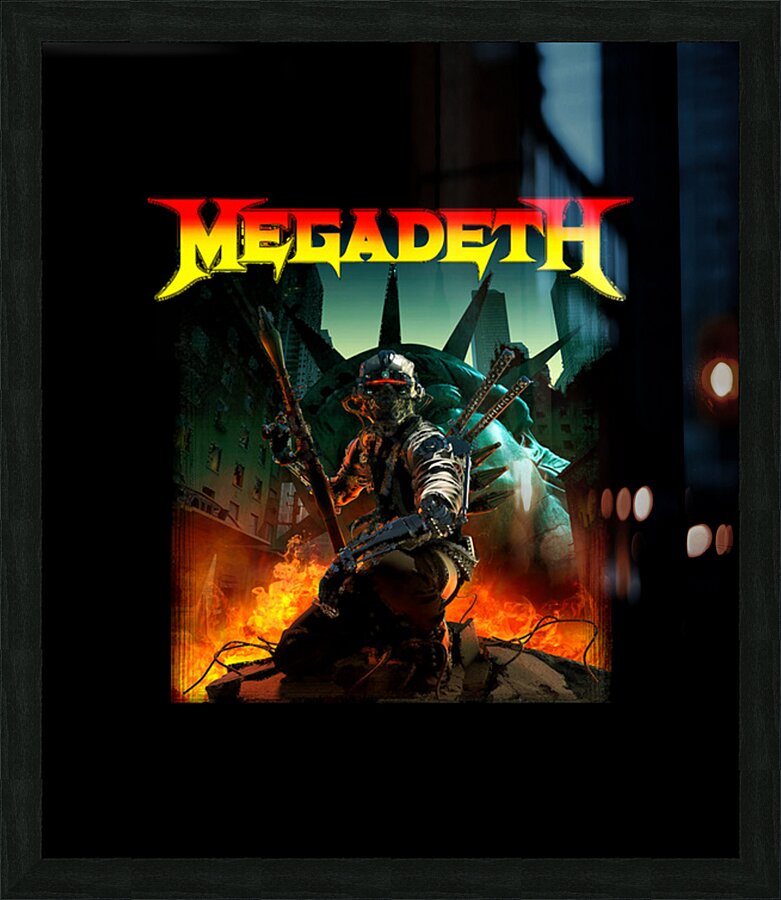 Megadeth 16 Picture Frame print