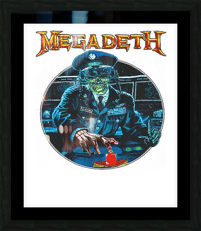 Megadeth 18 Picture Frame print