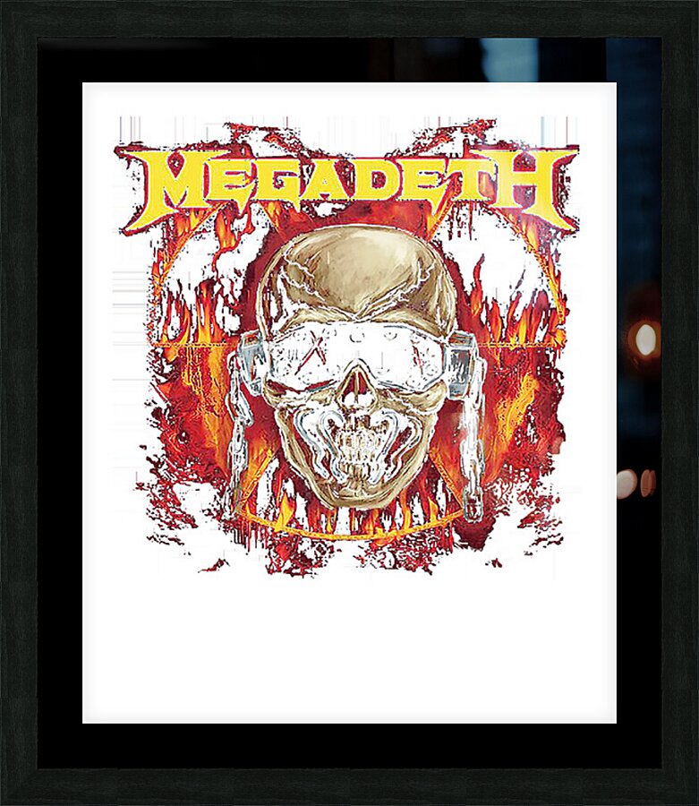 Megadeth 19 Picture Frame print