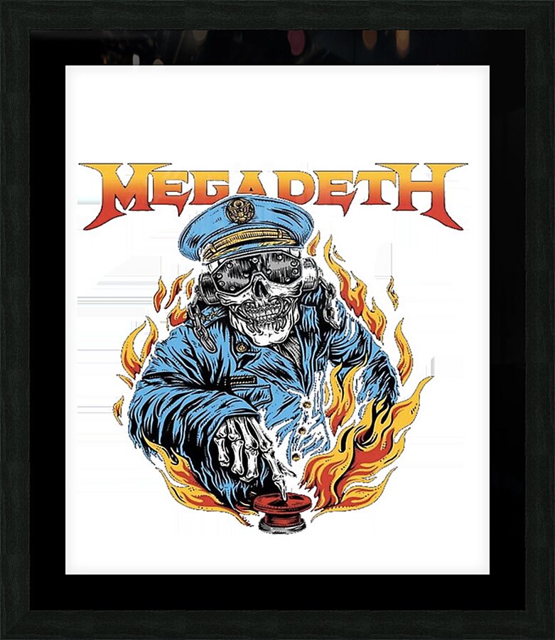 Megadeth 20 Picture Frame print