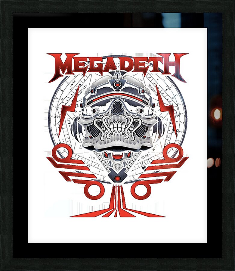 Megadeth 21 Picture Frame print