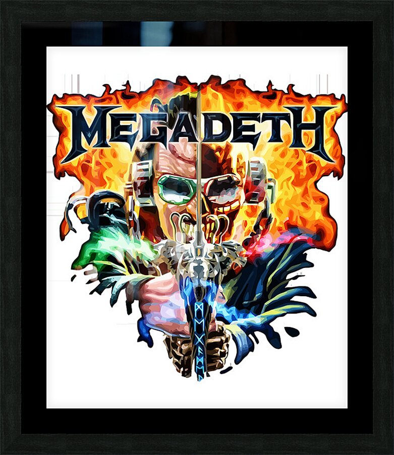 Megadeth 22 Picture Frame print