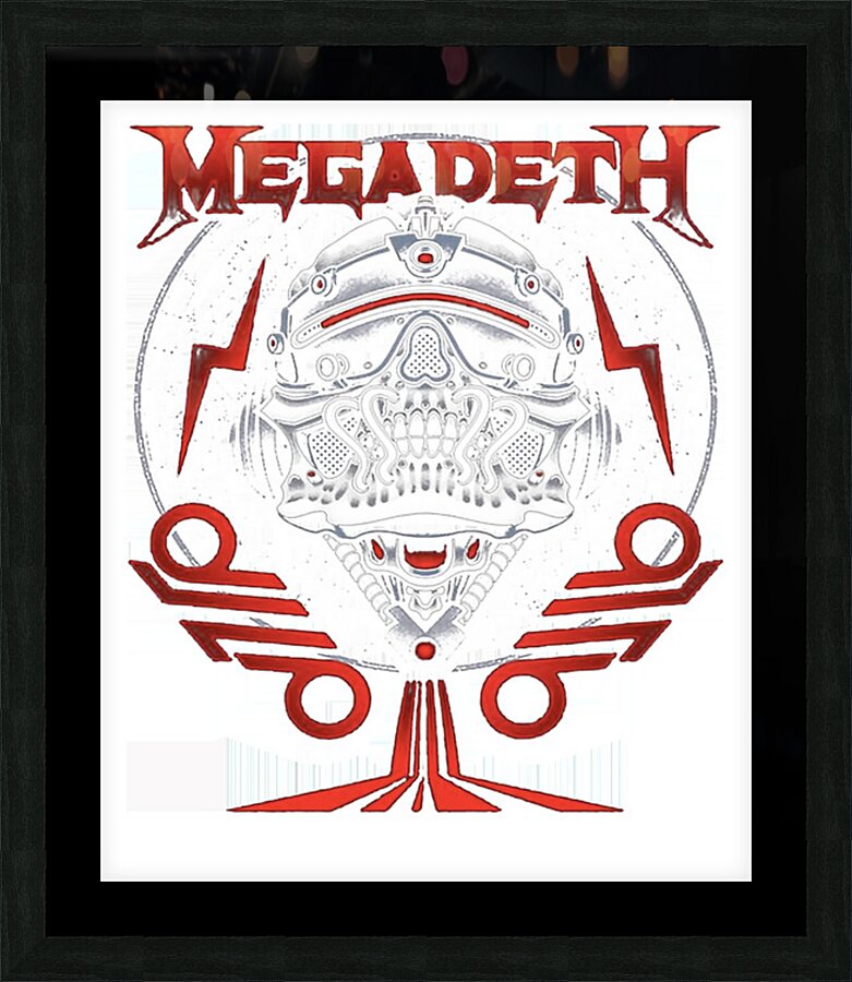 Megadeth 24 Picture Frame print