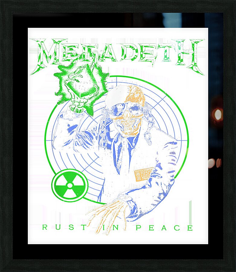 Megadeth 26 Picture Frame print