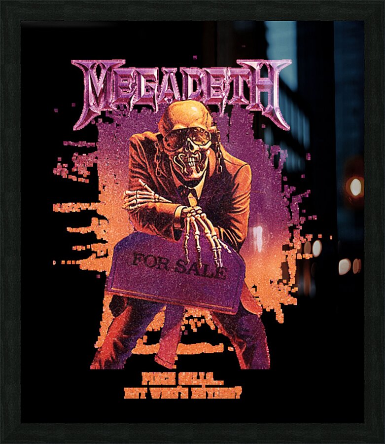 Megadeth 28 Picture Frame print
