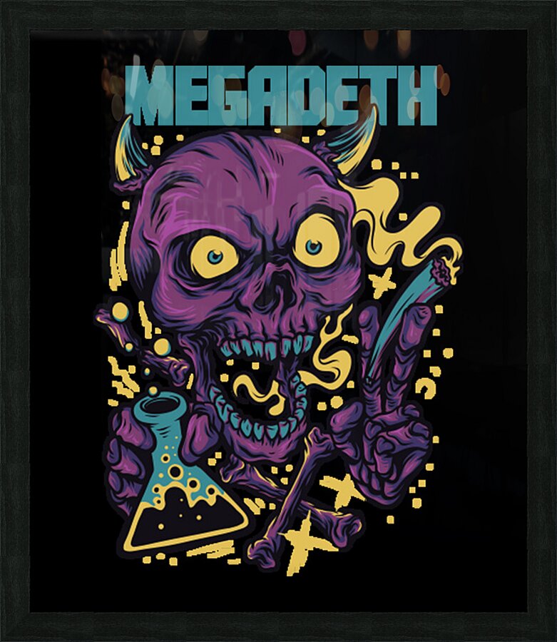 Megadeth 30 Picture Frame print