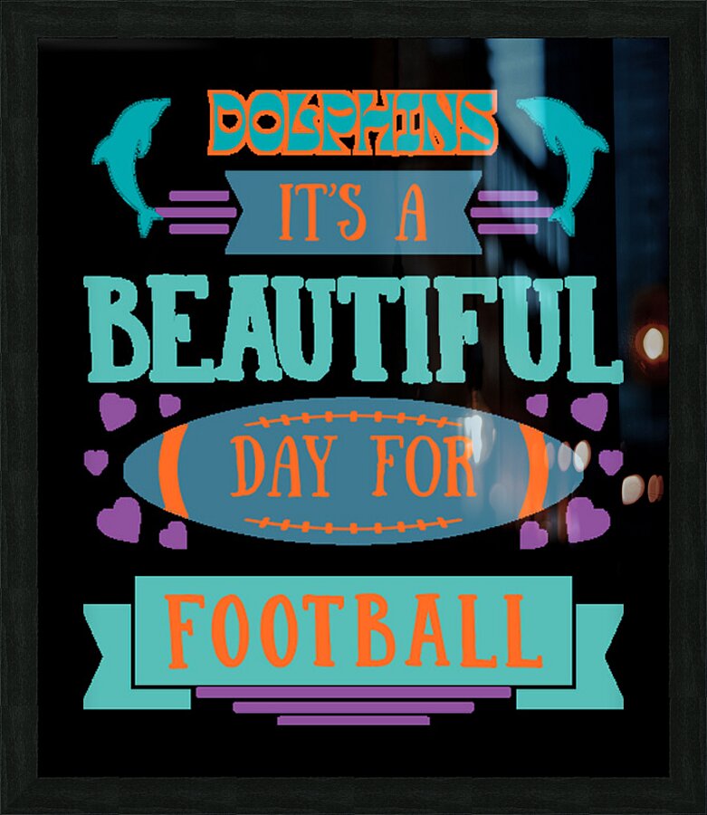 miami dolphins 3 Picture Frame print