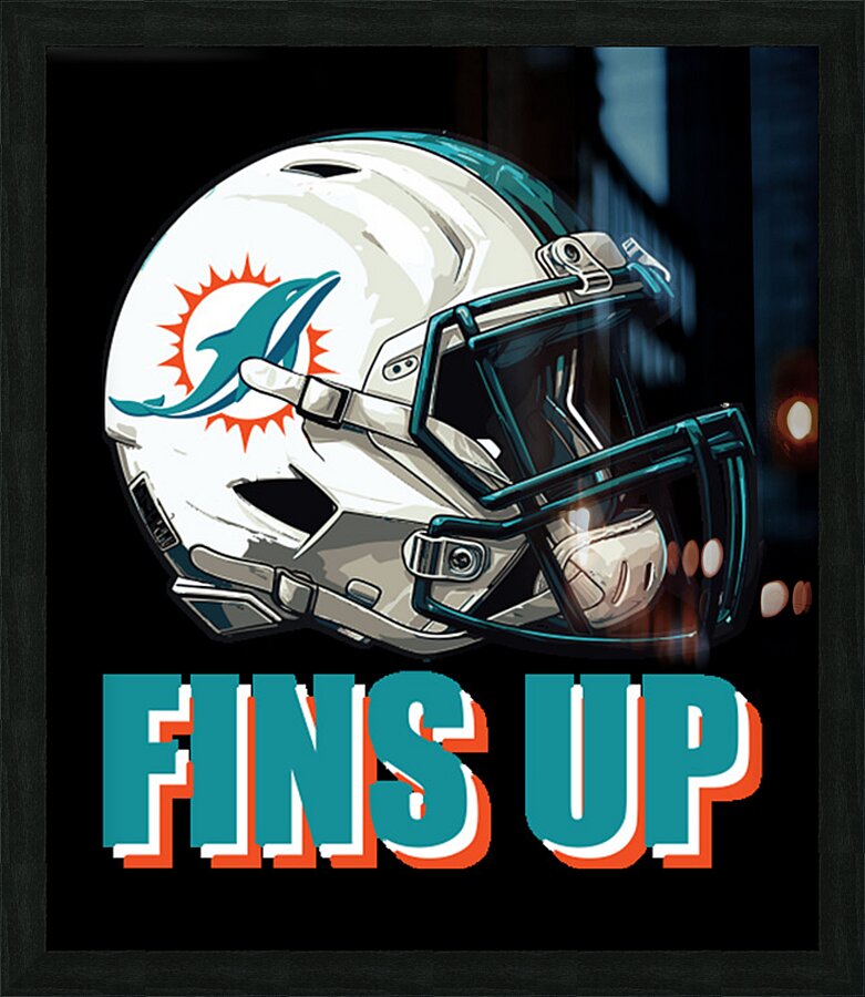 miami dolphins 4 Picture Frame print
