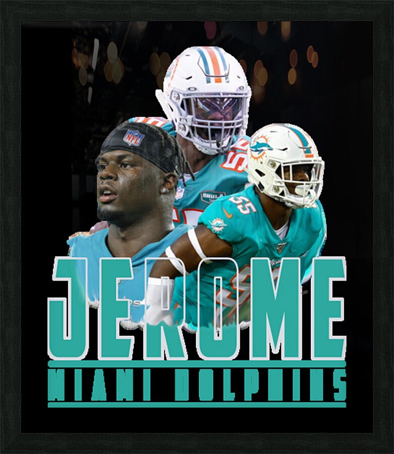miami dolphins 5 Picture Frame print