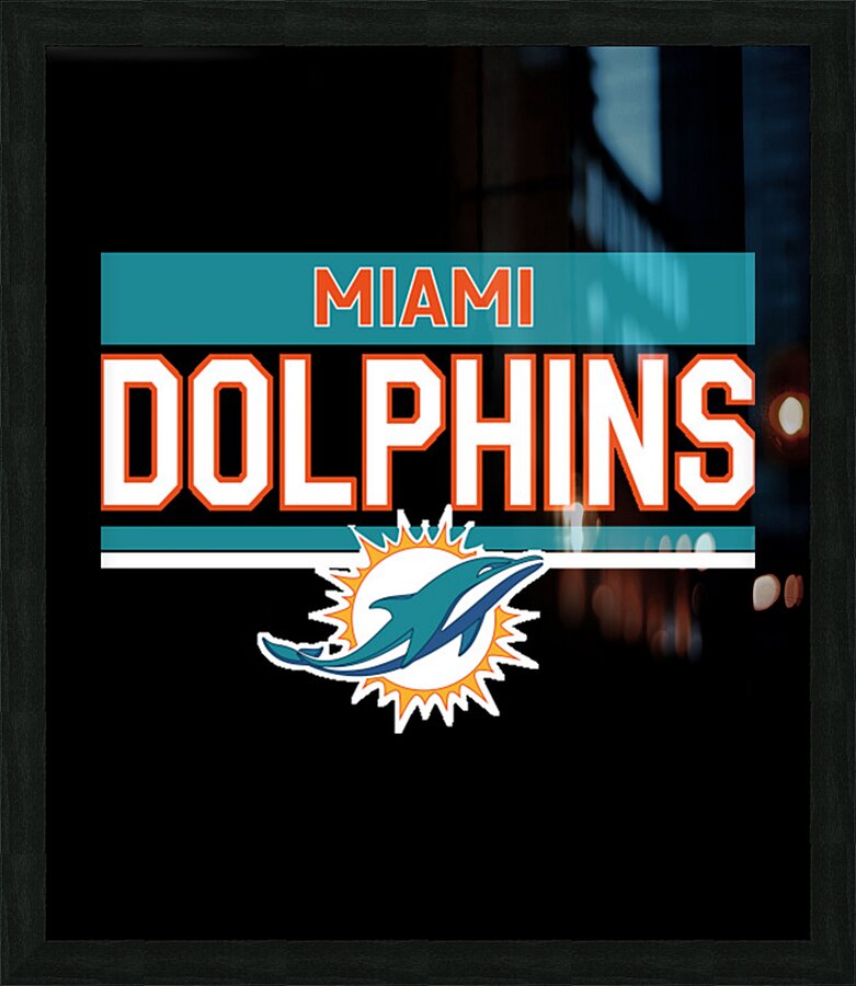 miami dolphins 13 Picture Frame print