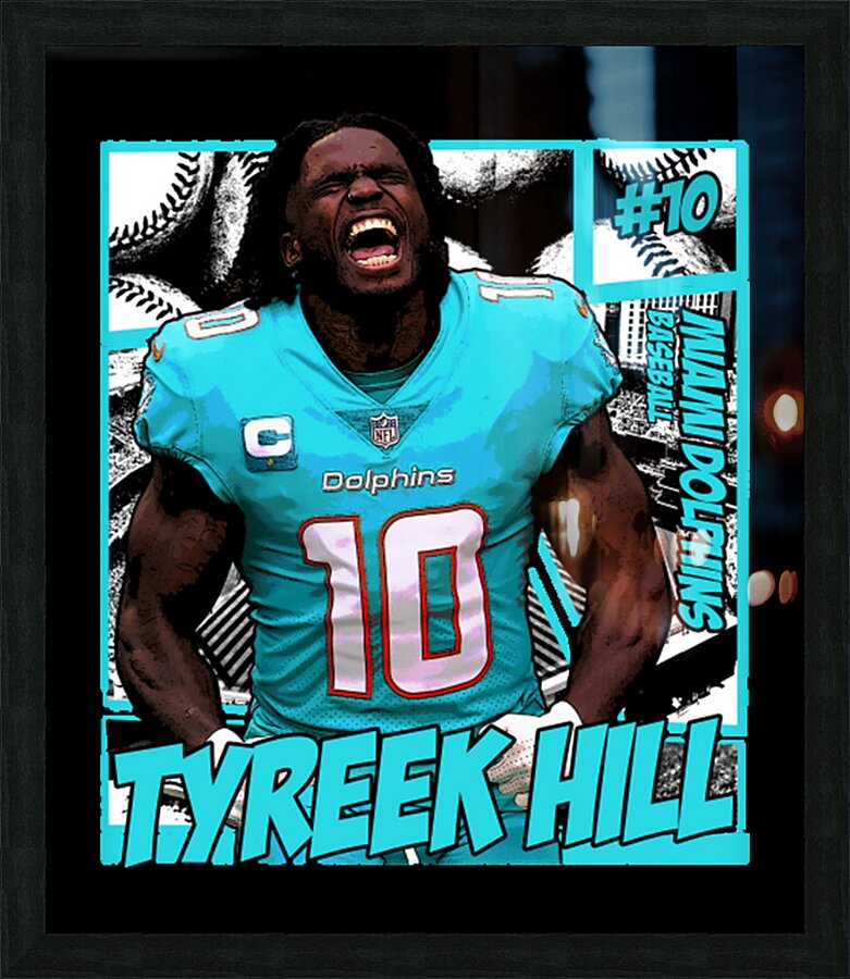 miami dolphins 17 Picture Frame print