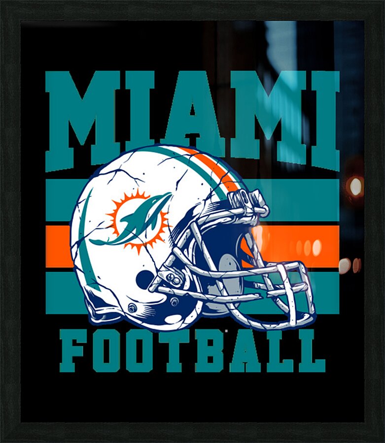 miami dolphins 45 Picture Frame print