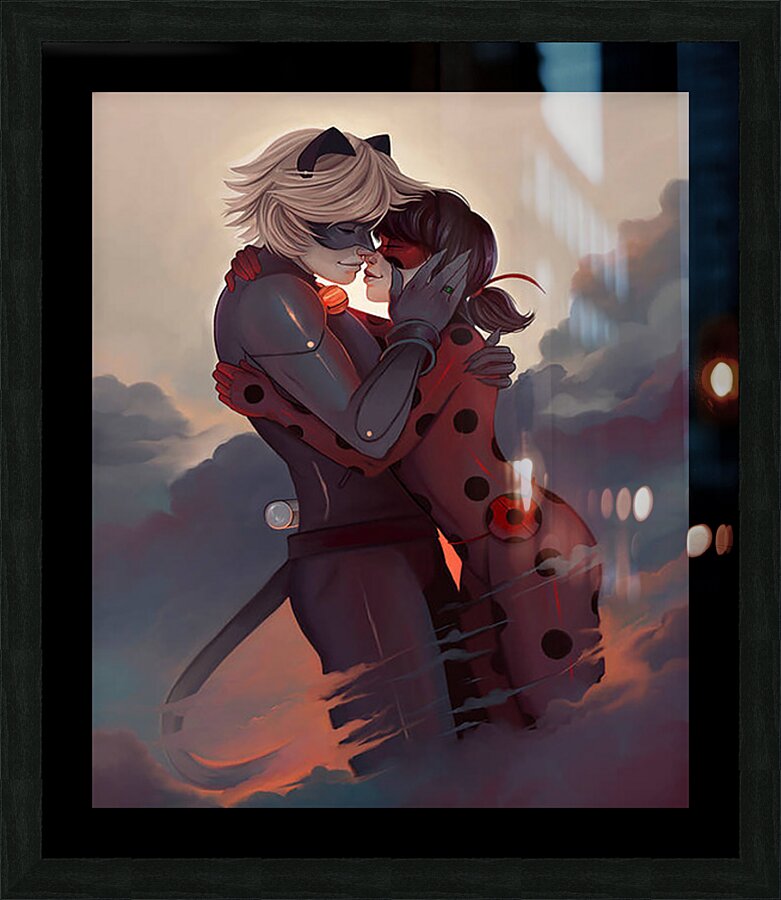 Miraculous 4 Picture Frame print