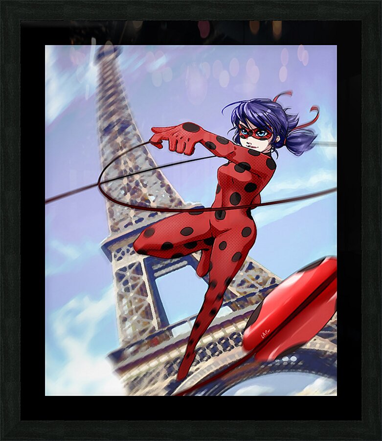 Miraculous 11 Picture Frame print