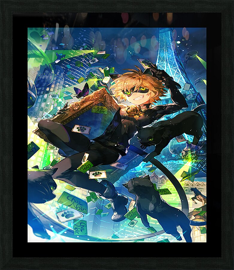 Miraculous 13 Picture Frame print