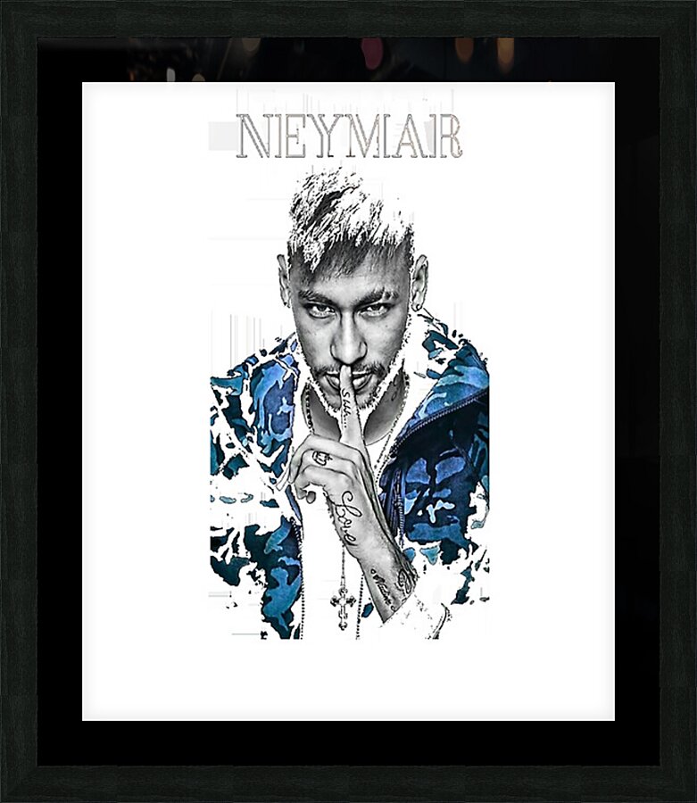 Neymar 2 Picture Frame print