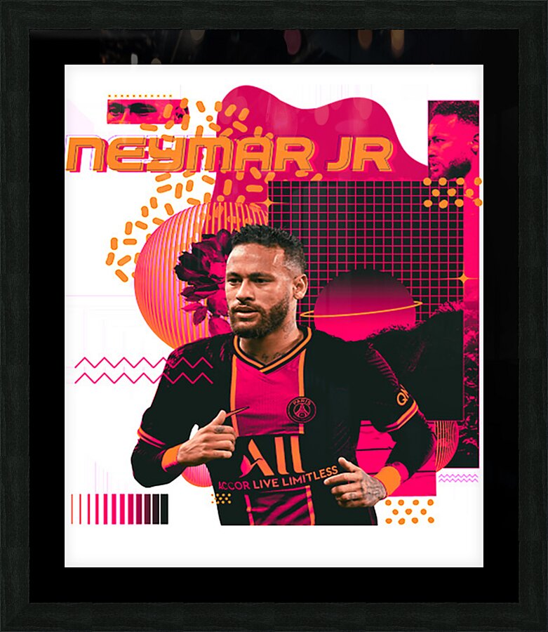 Neymar 12 Picture Frame print