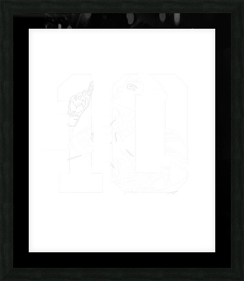 Neymar 14 Picture Frame print