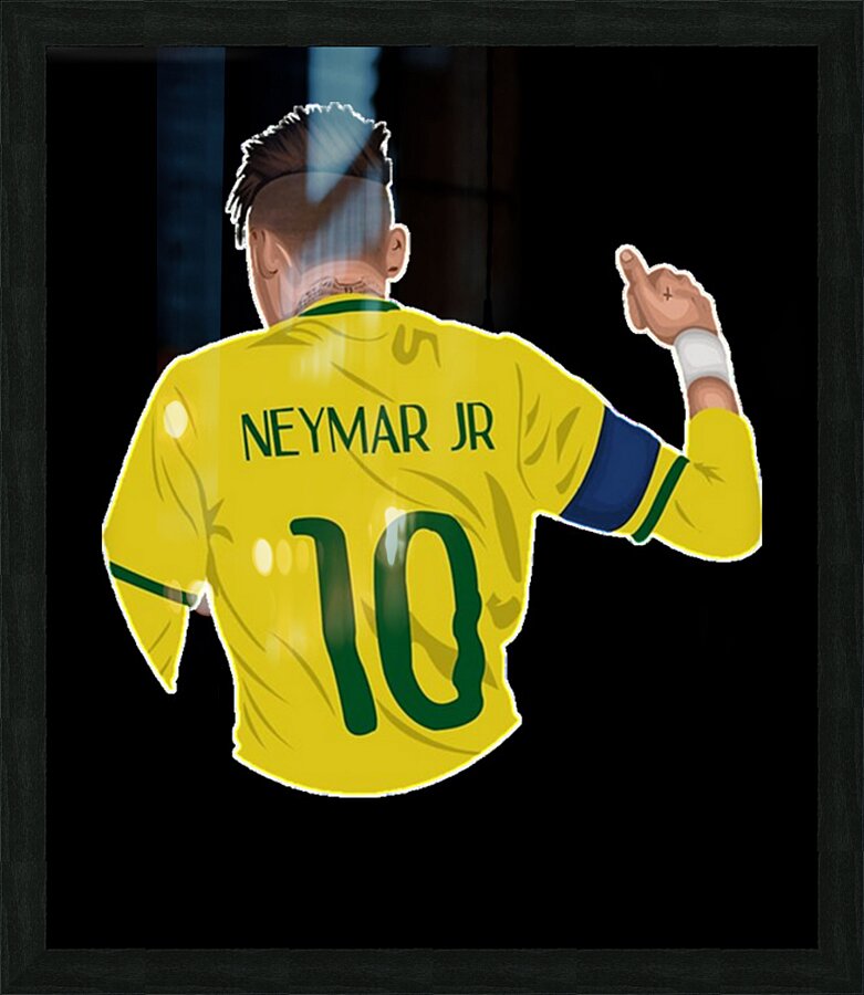 Neymar 15 Picture Frame print
