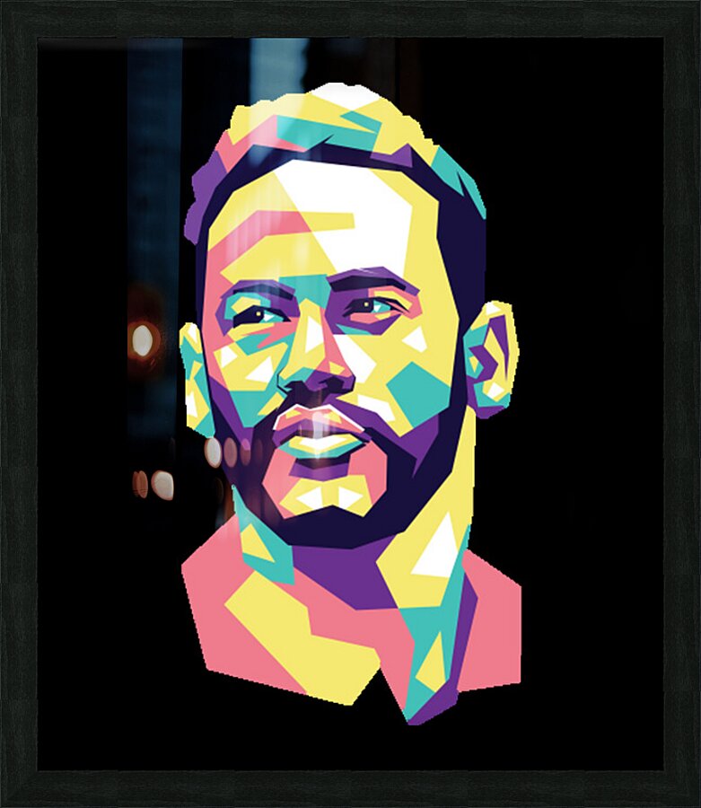Neymar 22 Picture Frame print