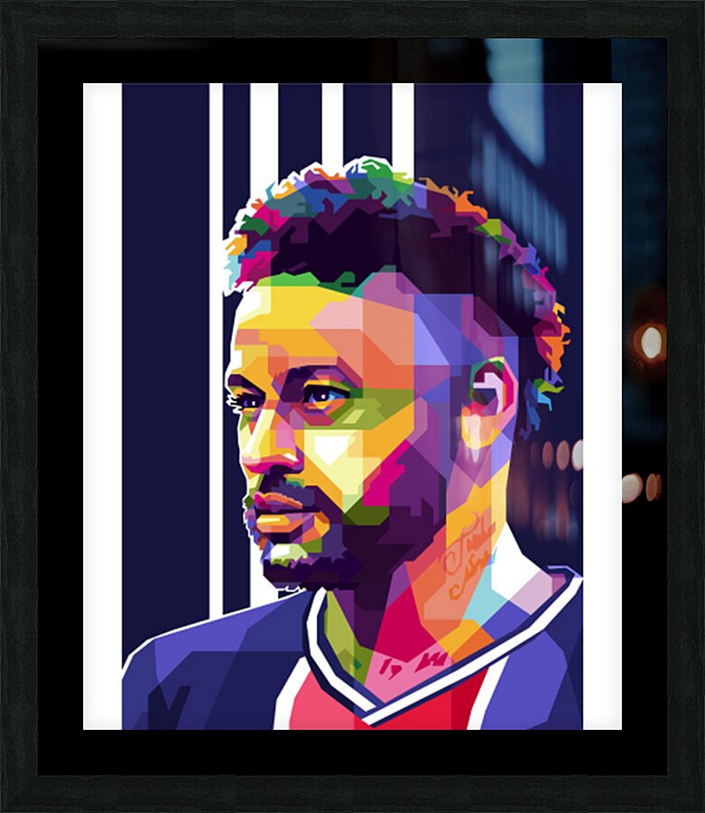 Neymar 23 Picture Frame print