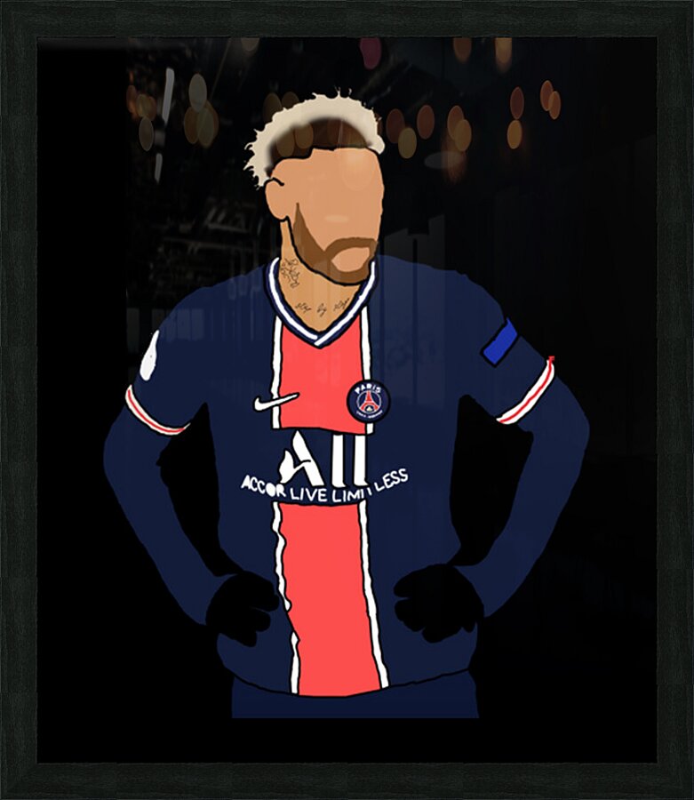 Neymar 26 Picture Frame print