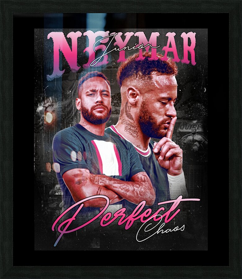 Neymar 27 Picture Frame print