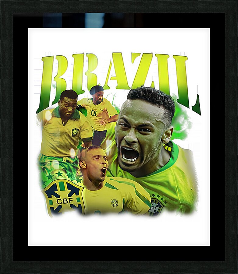 Neymar 29 Picture Frame print