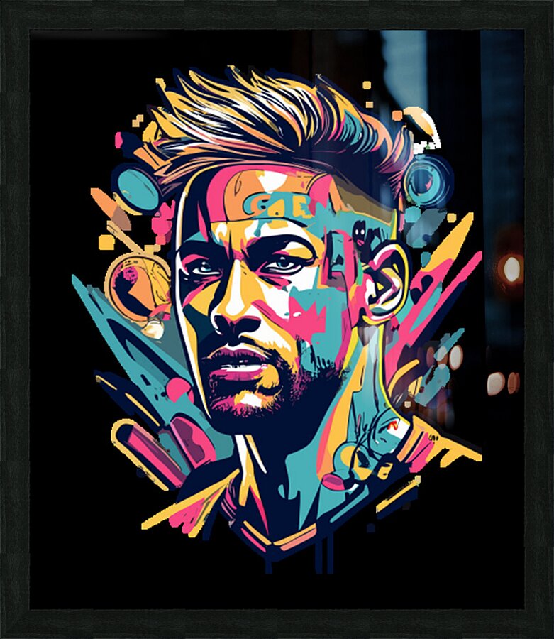 Neymar 30 Picture Frame print