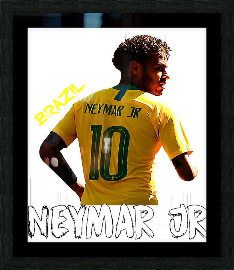 Neymar 41 Picture Frame print
