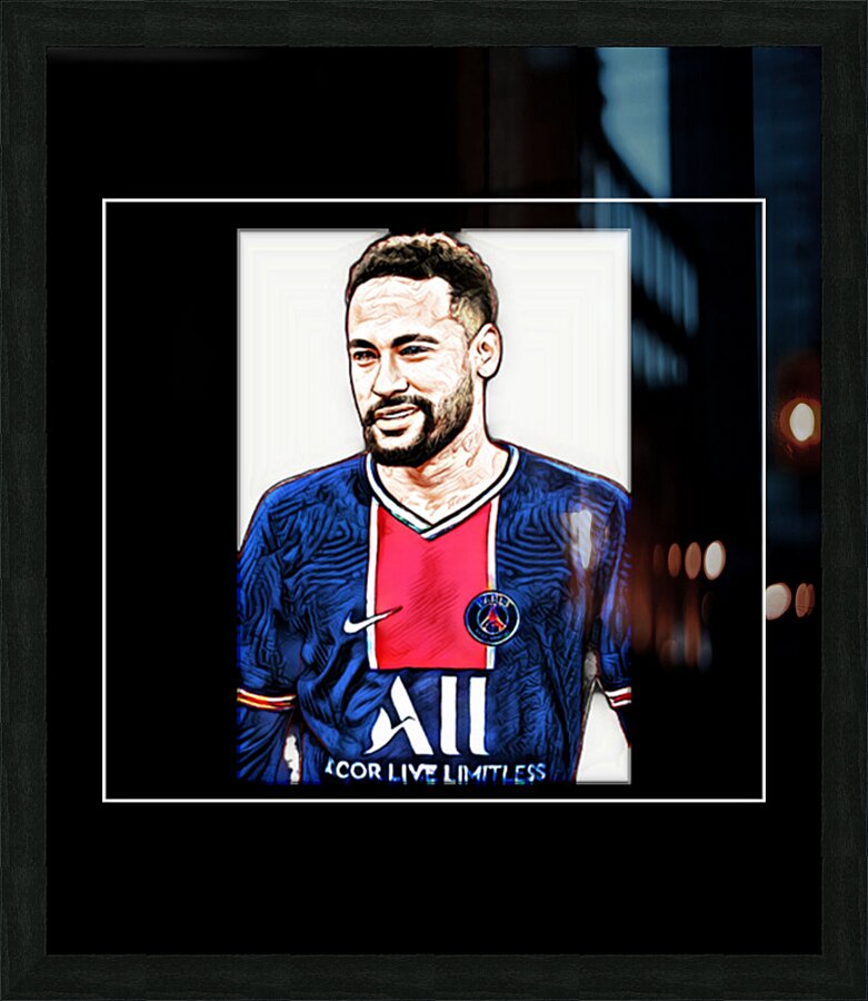 Neymar 43 Picture Frame print