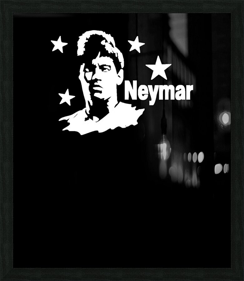 Neymar 44 Picture Frame print