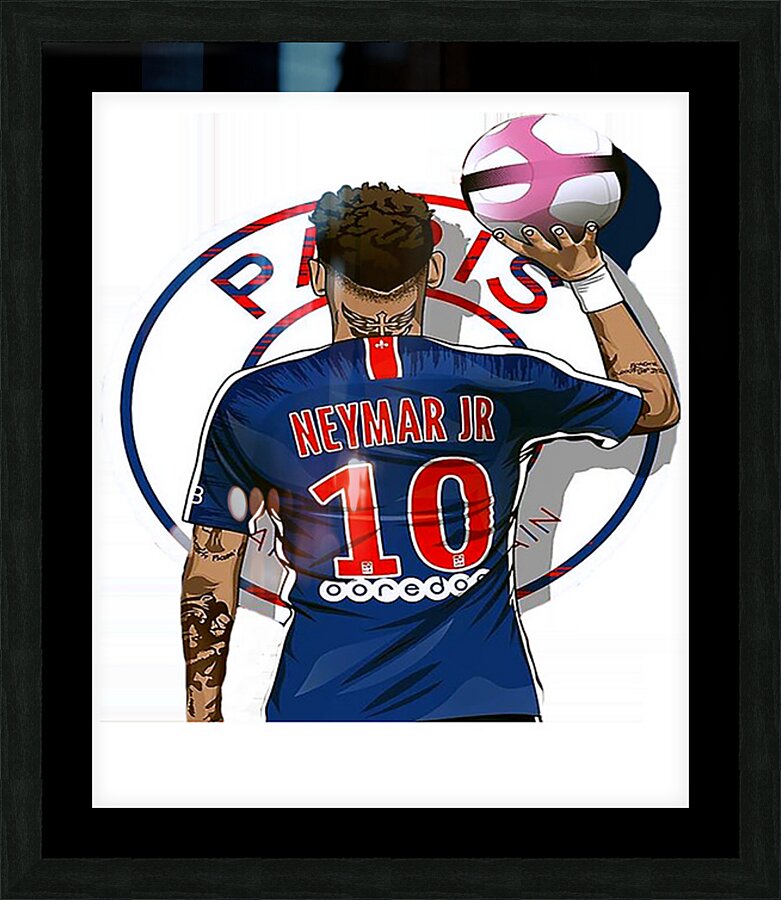 Neymar 48 Picture Frame print