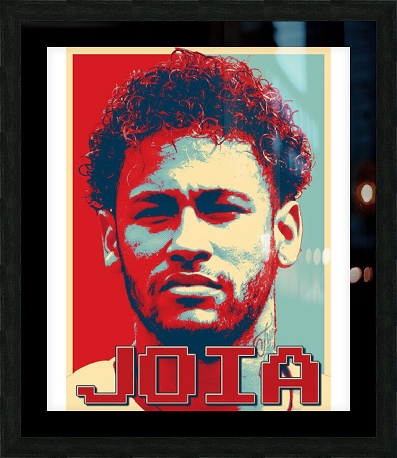 Neymar 52 Picture Frame print