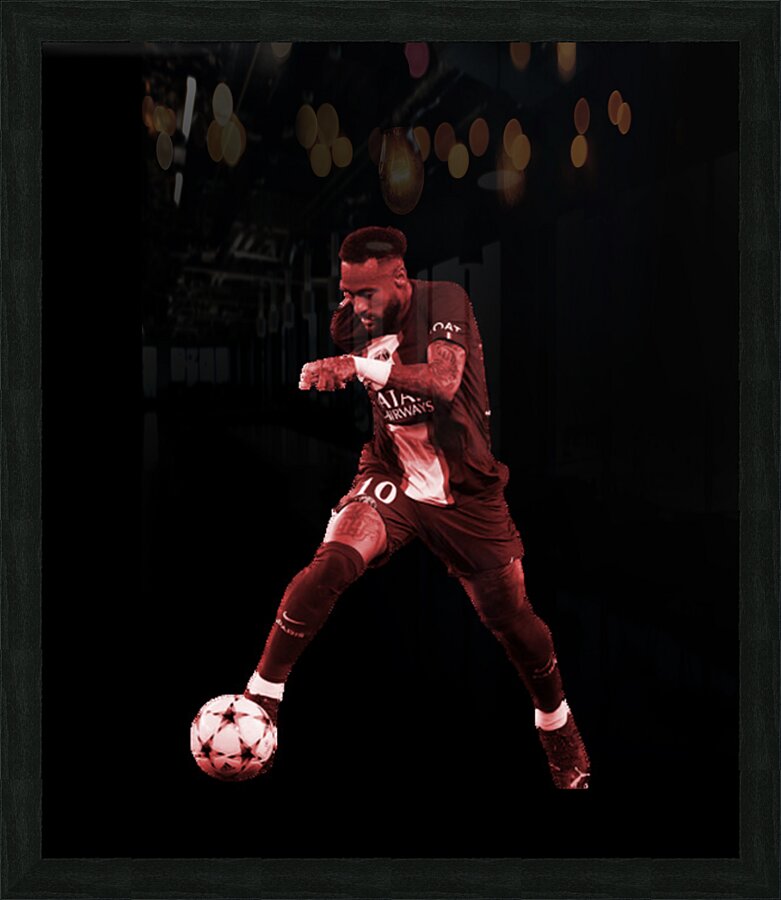 Neymar 53 Picture Frame print