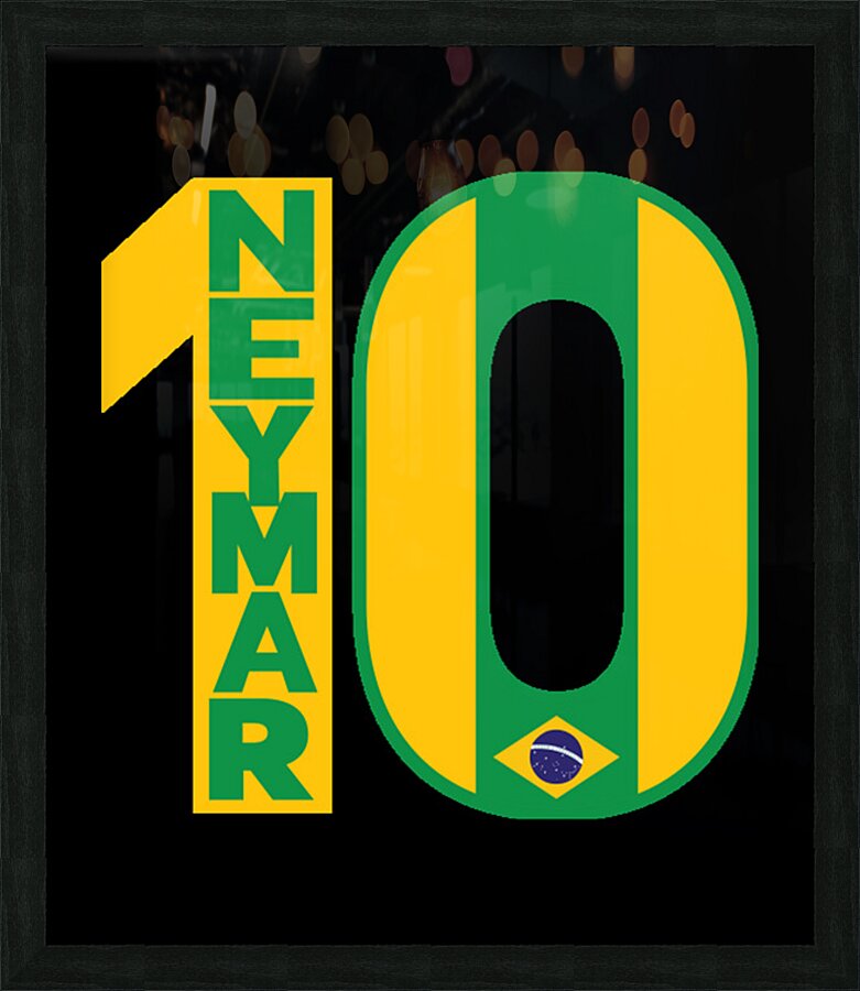 Neymar 56 Picture Frame print