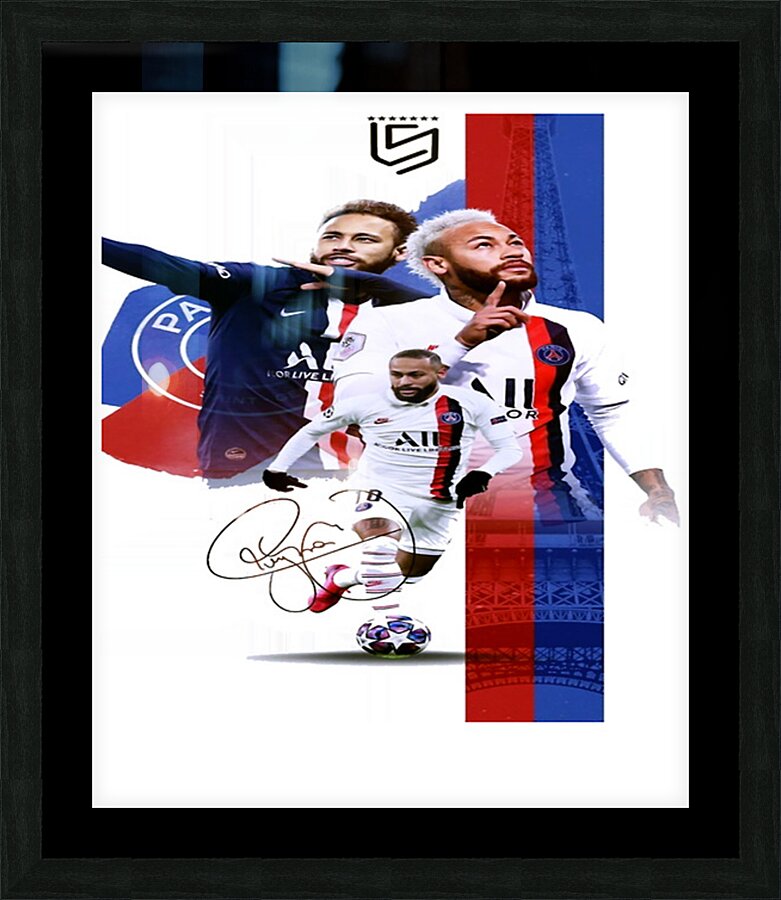 Neymar 58 Picture Frame print