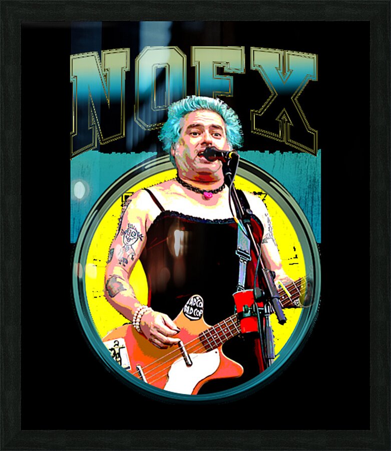 NOFX 5 Picture Frame print
