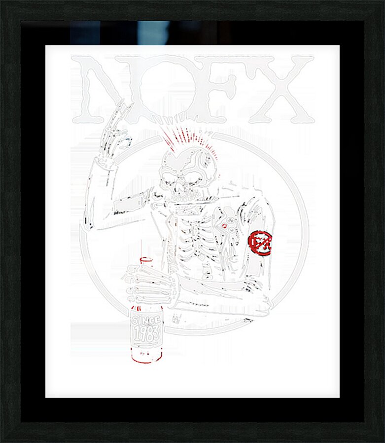 NOFX 6 Picture Frame print